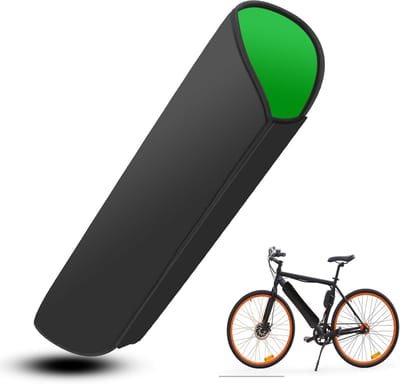 Fietsaccu hoes - accu beschermkap voor e-bike - neopreen - groen