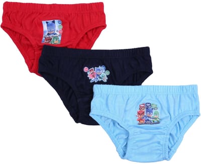 3x Jongens onderbroek in blauw, zwart en rood PJ Masks 18-24 m 92 cm