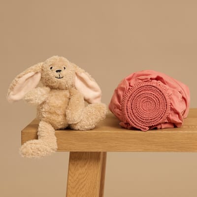 Coco & Cici - Kids - Hoeslaken TENCEL Twill Blush - 70x145x15