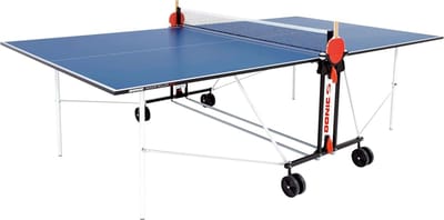 Tafeltennistafel - Indoor Tafeltennis - Thuis Sporten - Inklapbaar Ontwerp - 274 x 152 cm - Wit Blauw