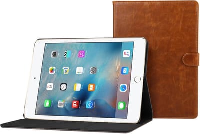 Dasaja leren hoes / case bruin geschikt voor iPad Air 1
