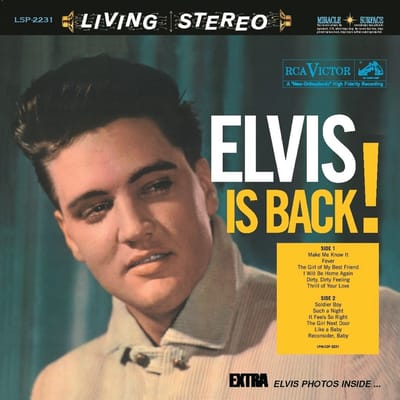 Elvis Presley - Elvis Is Back! (LP) (Remastered)