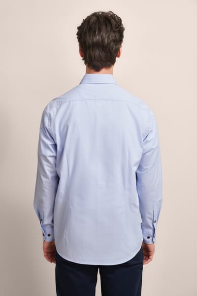 Bugatti Herren 100% katoenen overhemd