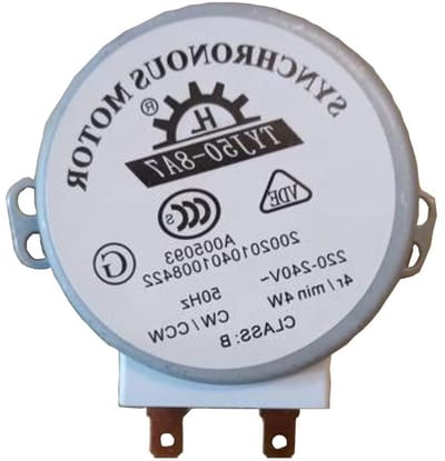 Synchrone Motor - Ventilator Motor - Apparaten Aansturen - Laag Geluidsniveau - 6 RPM 240 Volt - Zilver