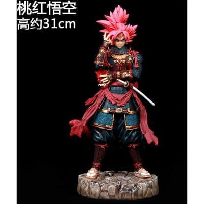 -Nieuwe Gk Dragon Ball Anime Figuur 34cm Samurai Son Goku Gohan Vegeta Figuur Super Saiyan Model Standbeeld Poppen Speelgoed Mooie Cadeaus
