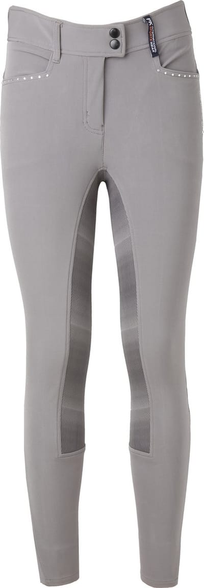 PK International Sportswear - Breeches - Rijbroek - Notable - Full Grip - Gunmetal - XS/34