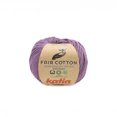 Katia Fair Cotton - 39 mauve - Biologisch Katoengaren
