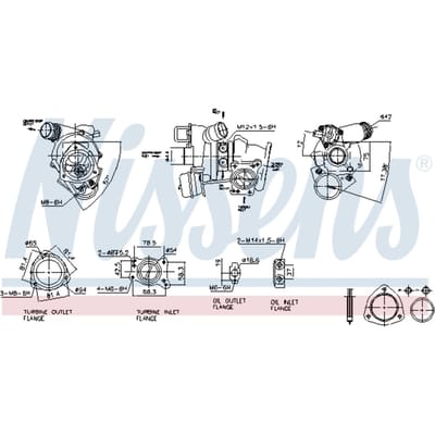 Supercharger, drukvulling NISSENS 93282