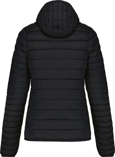 Kariban Ladies' lightweight hooded padded jacket K6111 - Black - S