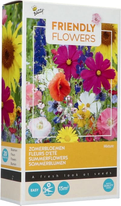 Buzzy Mix Zomerbloemen15m² - Friendly Flowers