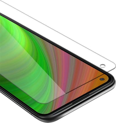 Cadorabo Screenprotector geschikt voor Samsung Galaxy A11 / M11 - Pantser film Beschermende film in KRISTALHELDER Geharde (Tempered) display beschermglas in 9H hardheid met 3D Touch