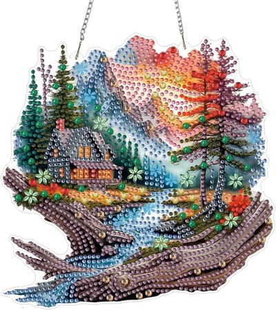 5D Diamant Schilderen Set voor Volwassenen - Boom des Levens Crystal Art, Raamdecoratie en Tuin Ornamenten voor Wand en Deur