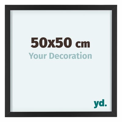 Your Decoration - Fotolijst 50x50 cm - Aluminium - Zwart - Virginia