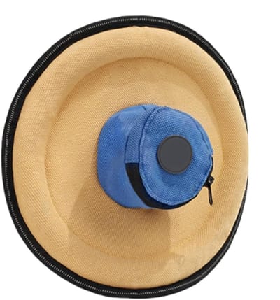 Honden Vliegende Schijf - Hondenspeelgoed Frisbee - Interactief Spelen - Met Snack Zakje - 145 g - Groen