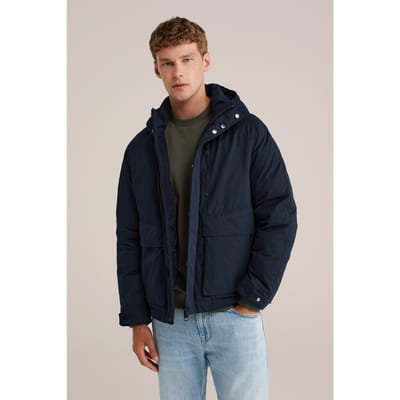 WE Fashion Jacket Normal Length Dark Blue Taglia: XS | Giacche invernali Outlet | Uomo | Blu