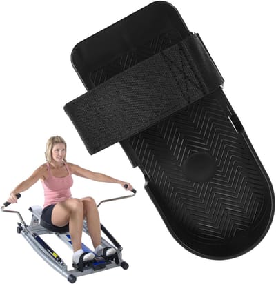 Roeitrainer Pedalen - Voetsteunen Trainer - Thuis Sporten - Universele Pasvorm - 24x10.5 cm - Veelkleurig