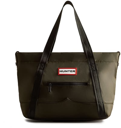 Hunter - Original Midi Topclip Tote Dark Olive - Maat ONE