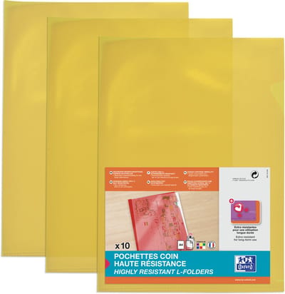 Oxford 100206720 map Polyvinyl chloride (PVC) Blauw A4