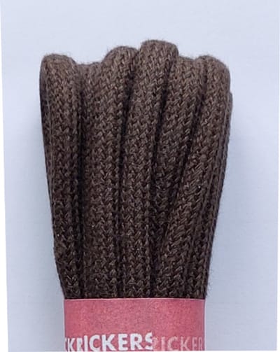 Strickers Veter - Donker Bruin - Extra Dik Rond - Lengte 120 cm - Dikte 4,5 mm - Schoenveter