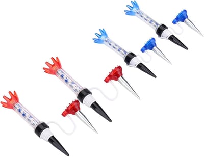 Herbruikbare Golf Magnet T-sets – Set van 4 Kunststof Golftees in Blauw en Rood voor Training