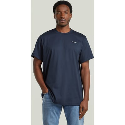 G-Star Chest Logo Loose R T Blue Taglia: S | Magliette basic Outlet | Uomo | Blu