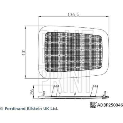 Cabinefilter BLUE PRINT ADBP250046