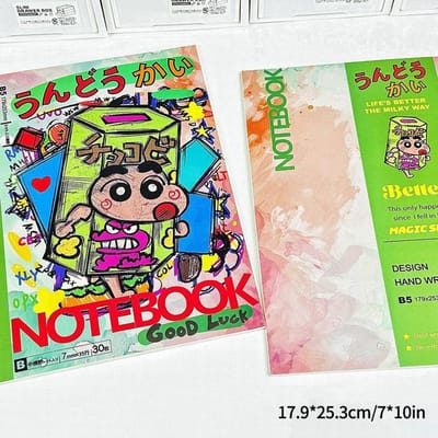 Cartoon B5 Notitieboek Crayon Shin Chan Notitieboeken Dagboek Boek School Leerlingen Journals Notitieboek Kantoorbenodigdheden Perfecte Cadeaus voor Kinderen