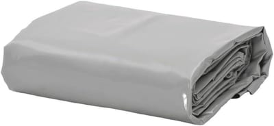 Dekzeil - Afdekzeil Tuinzeil - Spullen Afdekken - Waterdicht Canvas PVC - 5x6 m - Grijs