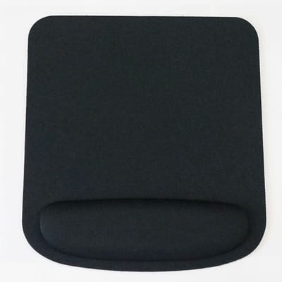 Gadgetpoint - Antislip Muismat - Polssteun - Mousepad - Vierkant Zwart
