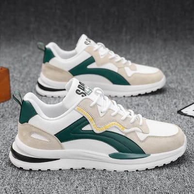 Kwaliteit Heren Casual Schoenen Sneakers Man Nieuw Veterschoenen Flats Buitenschoenen Ademend Platform Schoenen Zapatillas De Hombre 39 white