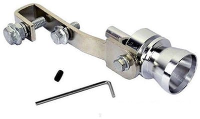 Dailygoods- Turbo Fluitje - Auto Geluid Simulator - Aluminium Uitlaatpijp - Gemakkelijk te Installeren - Voor Auto/ATV/SUV - Staartbuisdiameter 32-85 mm - Geluidsfluitje