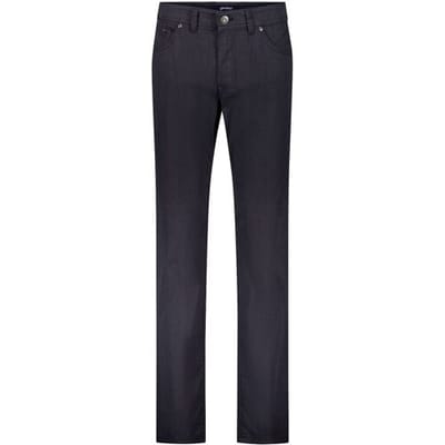 Gardeur Broek Sandro Business Hero Soft Touch Faux-Uni Subtle Texture Navy / male