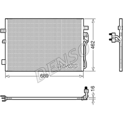 Condensator, airconditioning DENSO DCN09145
