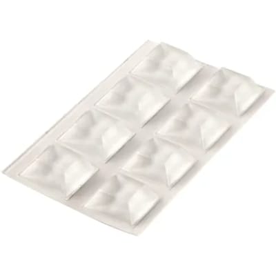 Fix-o-moll Antislip Meubelpad Stootbuffer - Zelfklevend - Pur - 20x20x7,5mm - Vierkant - 8 Stuks