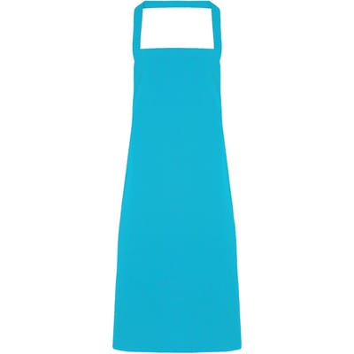 Premier Dames/Dames Slim Apron (geen Zak) / Werkkleding (Pakket van 2) (Turquoise)