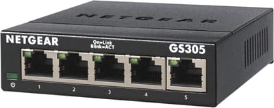 Netgear GS305-300PES 5-Port Gigabit Ethernet SOHO Unmanaged Switch