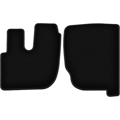 Wielganizator WLG-BASIC Serie - Velours Autovloermatten - Renault Midlum - Standaardbescherming - Zwart