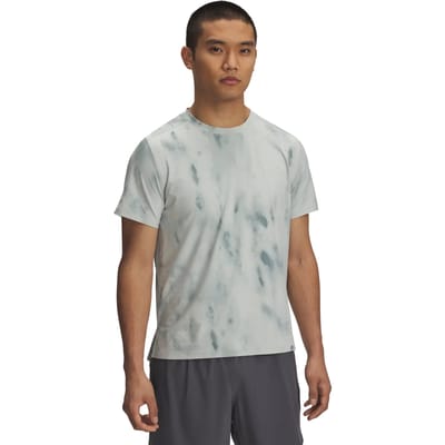 Under Armour Launch Elite Printed T-shirt Met Korte Mouwen Grijs XL Man