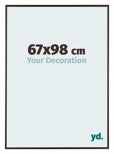 Your Decoration - Fotolijst 67x98 cm - Kunststof - Antraciet - Evry