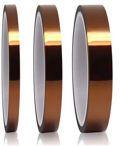 Dailygoods - hittebestendige tape - isolatietape - 3 rollen - diverse breedtes - perfect voor sublimatie en solderen - ideaal voor 3D-printers - profe...