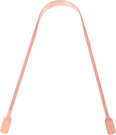 Tongschraper Set - Mondverzorging Hulpmiddel - Frisse Adem - Duurzaam Materiaal - 12.5 cm - Goud
