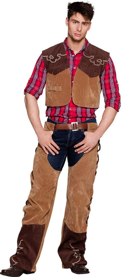 Boland - Kostuum Cowboy Bruce (50/52) - Volwassenen - Cowboy - Cowboy - Indiaan