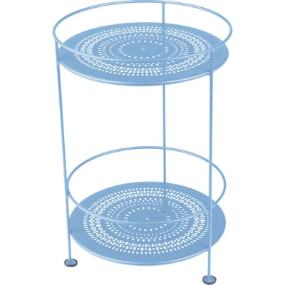 Fermob GUINGUETTE bijzettafel geperforeerd - E1 Maya blauw