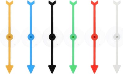 6 Stuks Zuignap Spinner Spel Vervangingsaccessoires - Speelgoed voor Kinderen, Spel Props en Verjaardagsfeest Decoratie