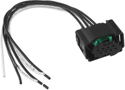 Dailygoods- Radar Sensor 8Pin Aansluiting - Compatibel met VW/Audi/Skoda - Kabellengte 20 cm - Eenvoudig te installeren - OE-nummer 4F0972708 - Sensorstekker