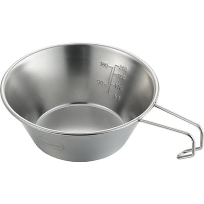 RVS Camping Sierra Cup Lichtgewicht Compacte Campingpot Wandelen Koffiemok Kom Cup 310ml bowl gray