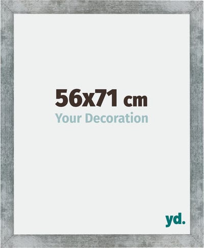 Your Decoration - Fotolijst 56x71 cm - MDF - IJzer Geveegd - Mura