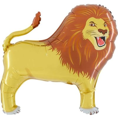 Folieballon Leeuw Dieren Dierentuin 76X80cm