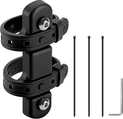 Adapter Fietshouder - Universele Bevestiging - Fles Meenemen - Zonder Boren - Max 230 mm - Zwart
