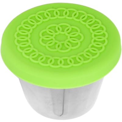Schoonheidssalon Essentiële Olie Cup Roestvrij Staal Condiment Saladedressing Container met Siliconen Deksel green